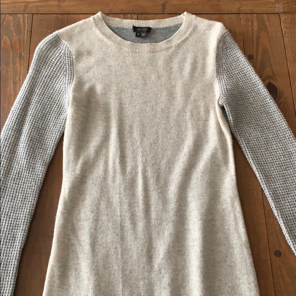 Beige Sweater Dress